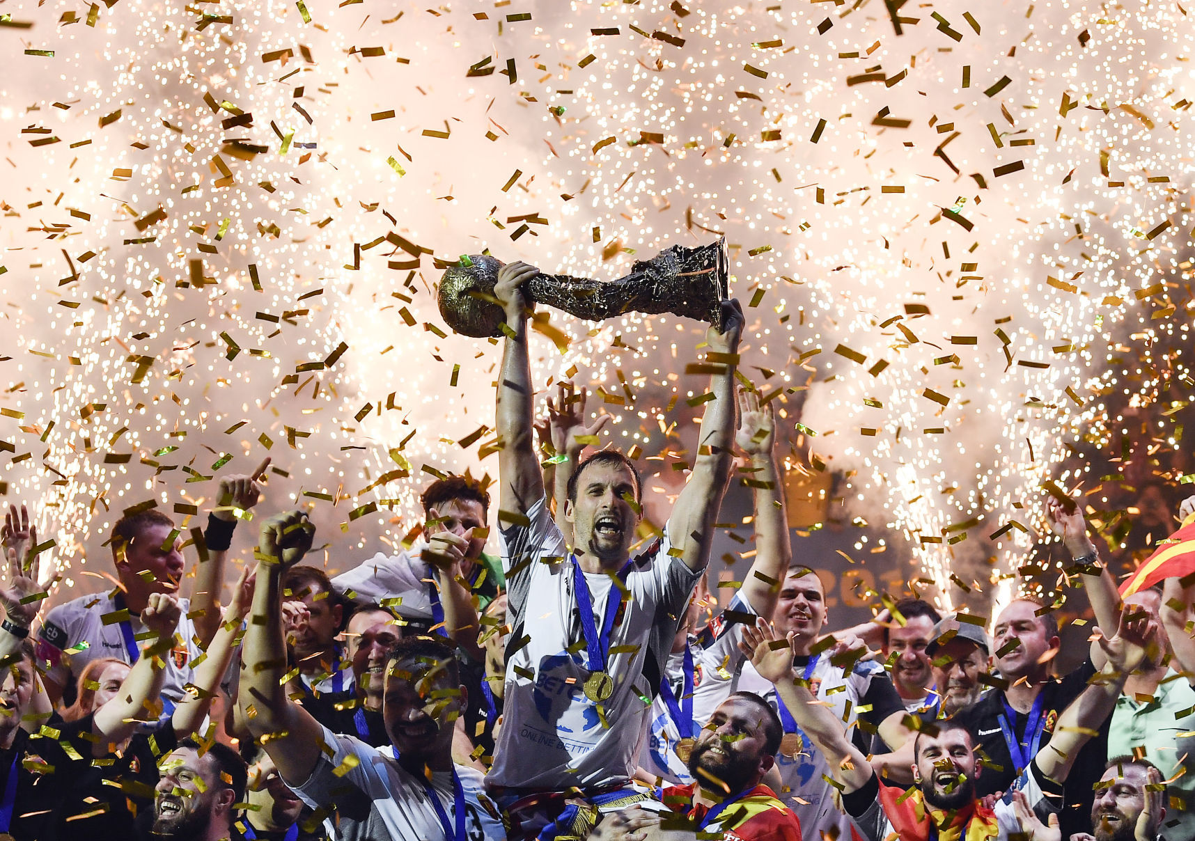 APTOPIX Germany Handball Champions League